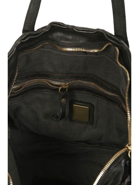 Borsa Campomaggi Shopping Clelia Nero